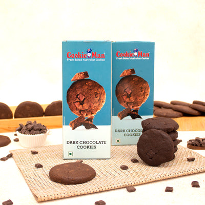 Dark Chocolate Cookies - Pack of 2