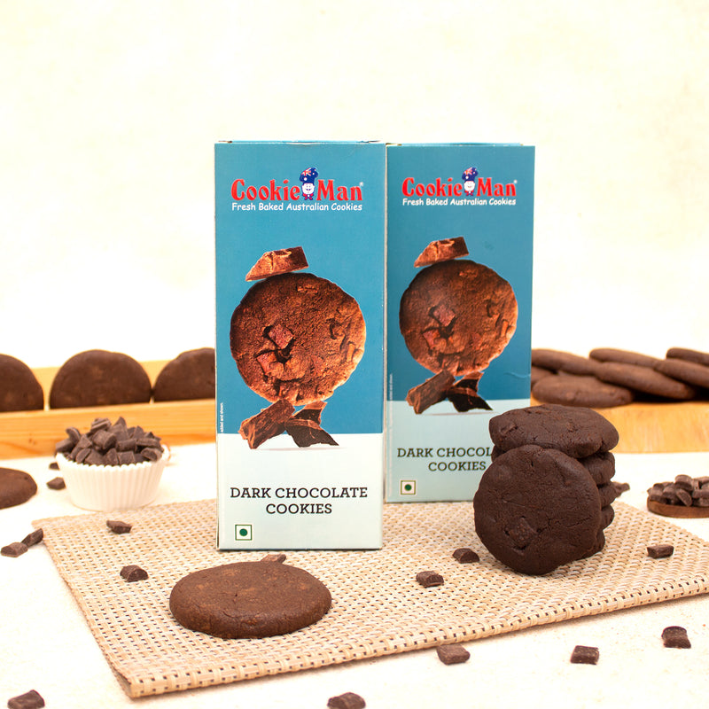 Dark Chocolate Cookies - Pack of 2
