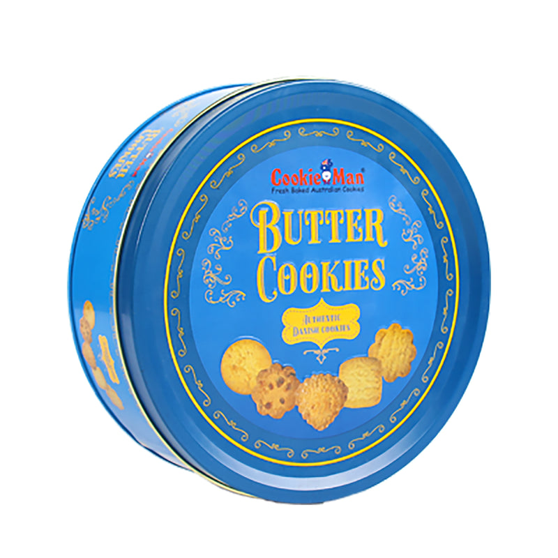 Authentic Danish Butter Cookies In Iconic Blue Tin - 300g