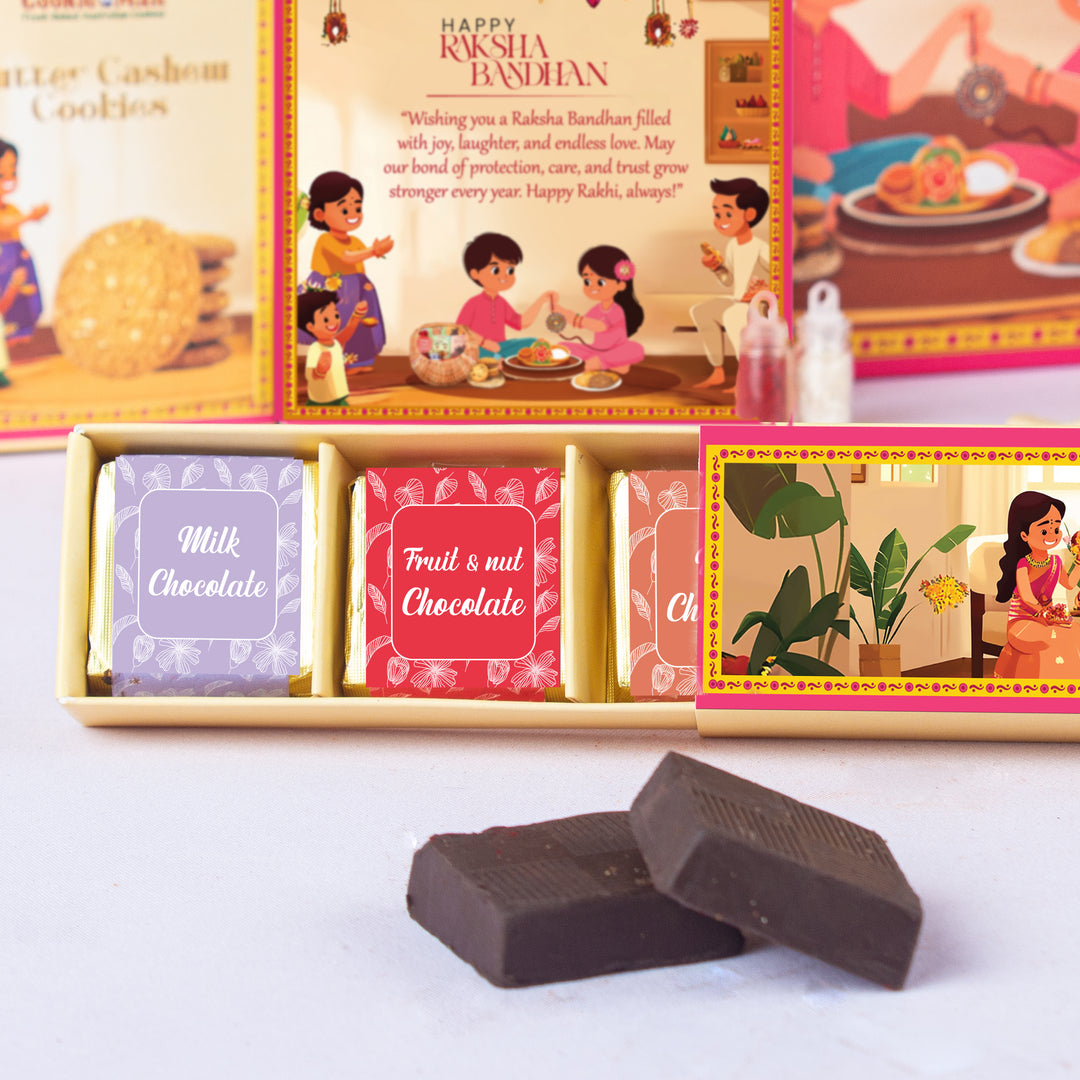 Rakhi Special Combo Gift Hamper (PERFECT GIFT FOR BROTHERS &amp; SISTERS)