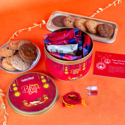 CookieMan Bhai Dooj Premium Gift Tin - Special Edition
