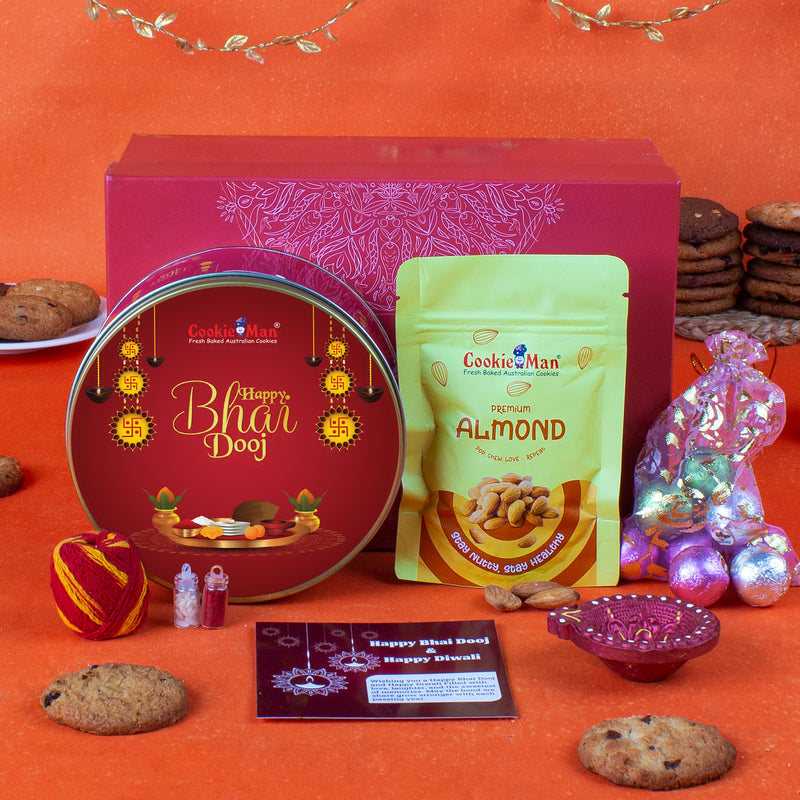 CookieMan Bhai Dooj Premium Gift Set Hamper for Brother
