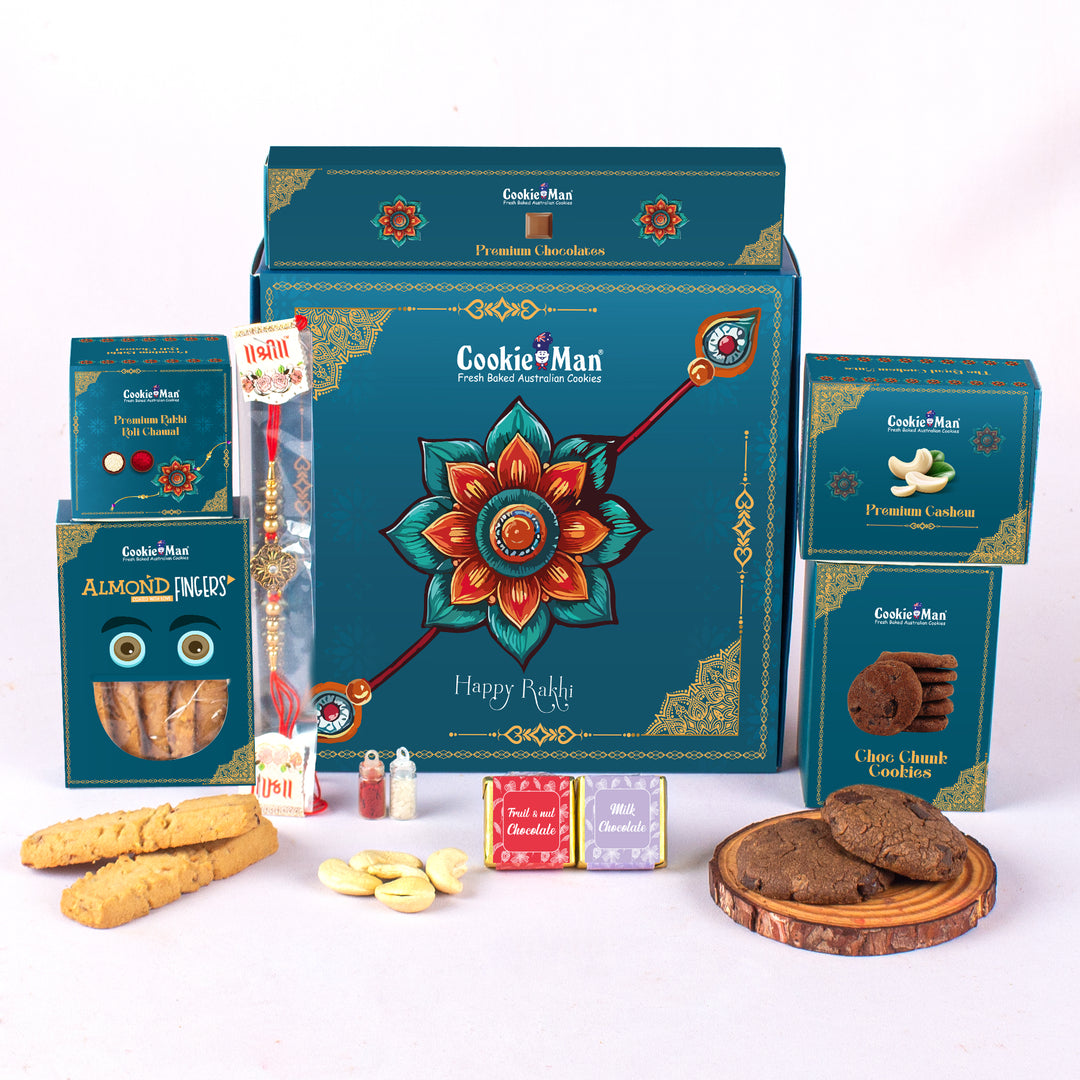 Raksha Bandhan Blue Gift Hamper