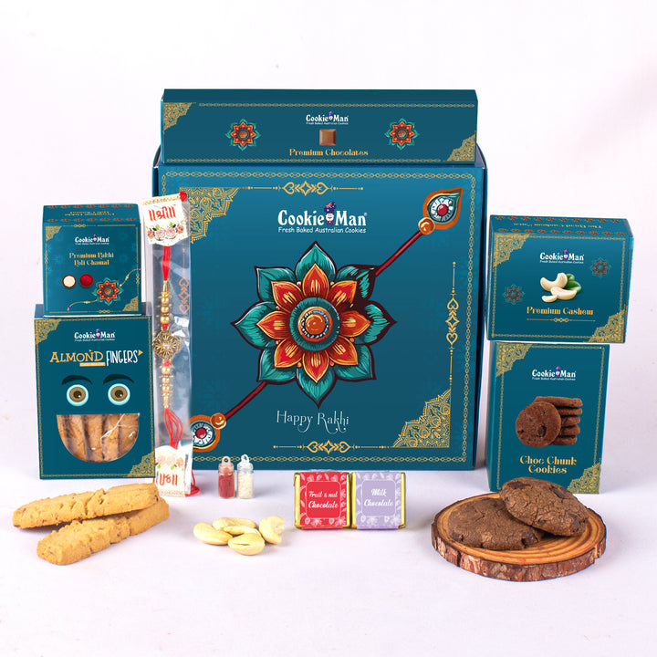 Raksha Bandhan Blue Gift Hamper
