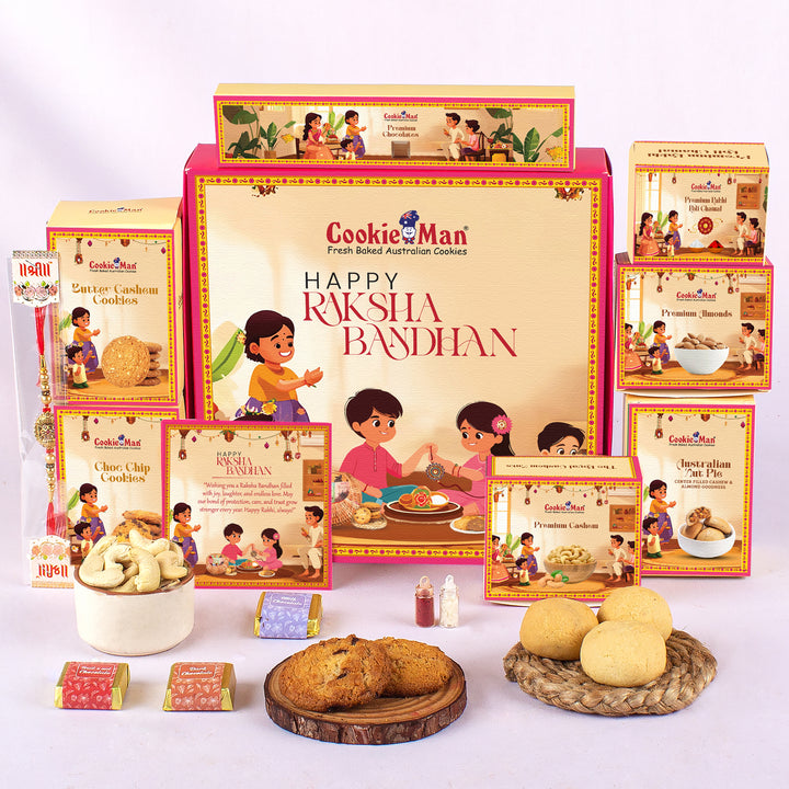 Rakhi Special Combo Gift Hamper (PERFECT GIFT FOR BROTHERS &amp; SISTERS)