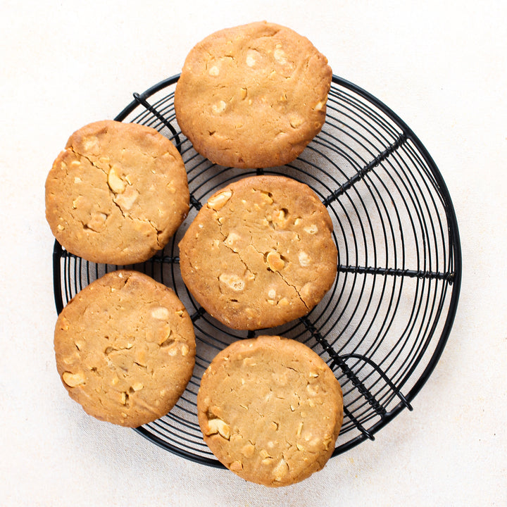 Caramel Cashew Cookies - Soft &amp; Chewy
