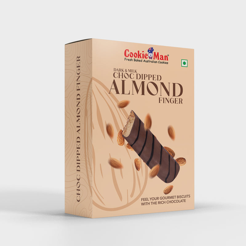 Choco Dipped Almond Fingers - 80g