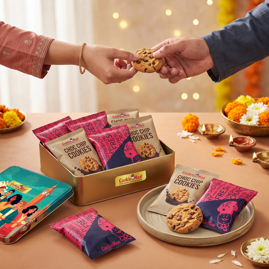 Premium Diwali Cookies Gift Tin - 225g