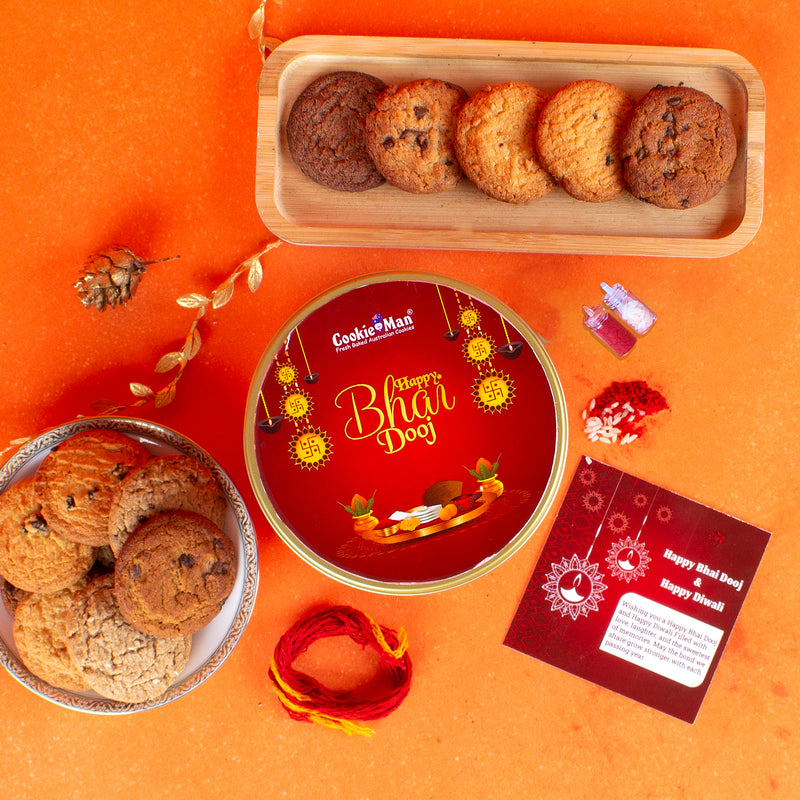 CookieMan Bhai Dooj Premium Gift Tin - Special Edition