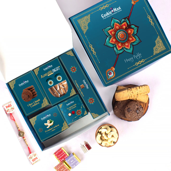 Raksha Bandhan Blue Gift Hamper