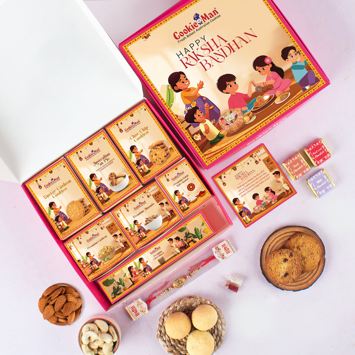 Rakhi Special Combo Gift Hamper (PERFECT GIFT FOR BROTHERS &amp; SISTERS)