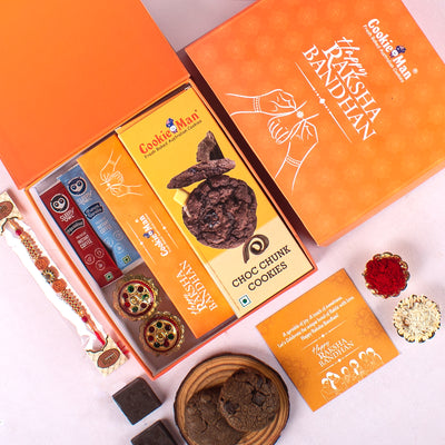 Raksha Bandhan Orange Gift Hamper