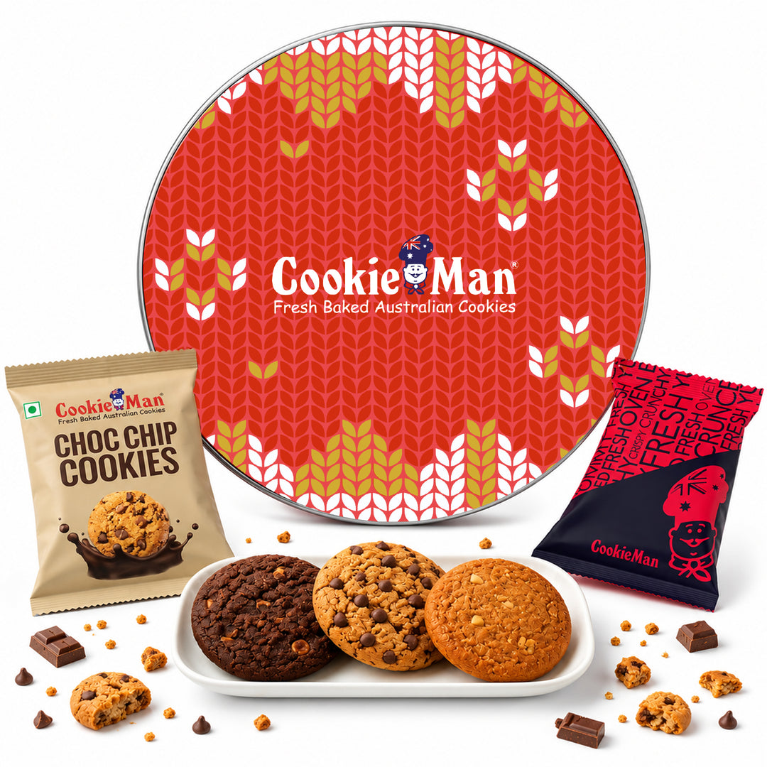 Festive Delights Cookies Diwali Gift Tin - 200g