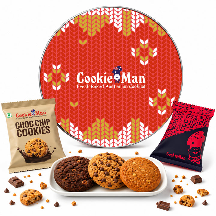 Festive Delights Cookies Diwali Gift Tin - 200g