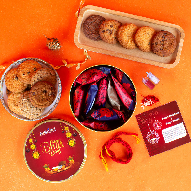 CookieMan Bhai Dooj Premium Gift Tin - Special Edition