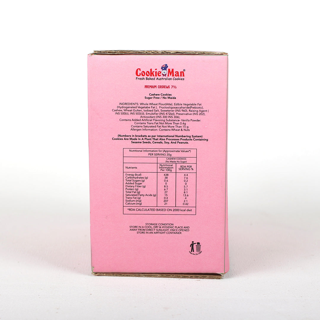 Sugar Free Cashew Cookies - 250g