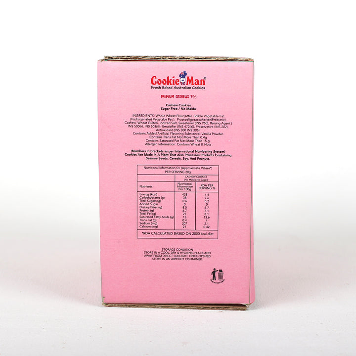 Sugar Free Cashew Cookies - 250g