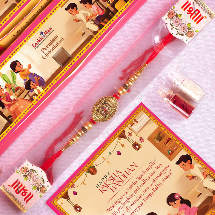 Rakhi Special Combo Gift Hamper (PERFECT GIFT FOR BROTHERS &amp; SISTERS)