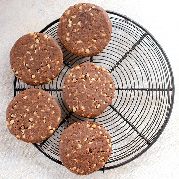 Double Choc Chip Cookies - Soft and Chewy