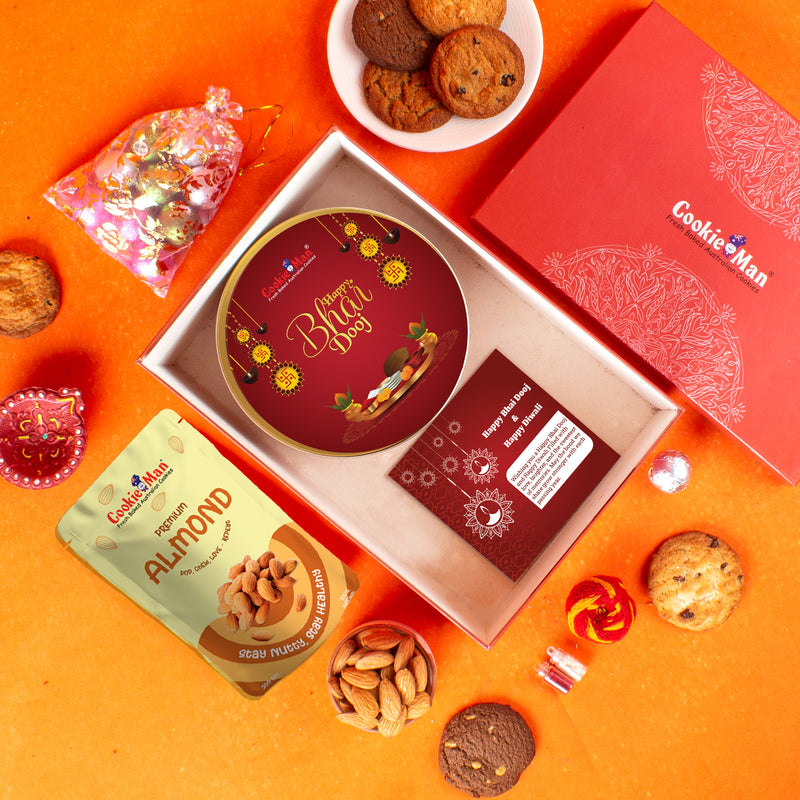 CookieMan Bhai Dooj Premium Gift Set Hamper for Brother