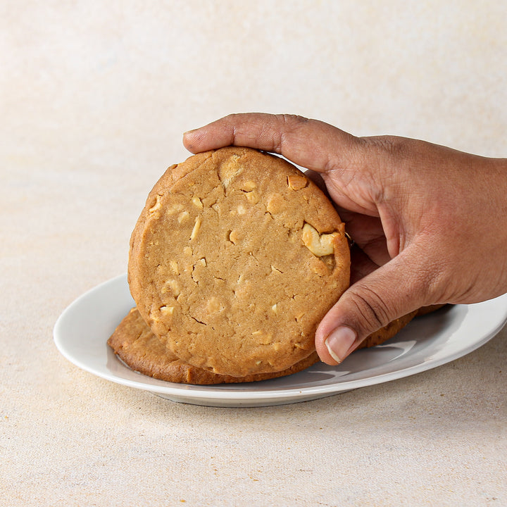 Caramel Cashew Cookies - Soft &amp; Chewy