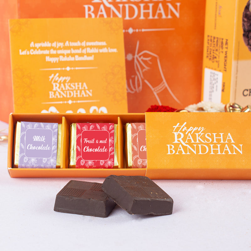 Raksha Bandhan Orange Gift Hamper