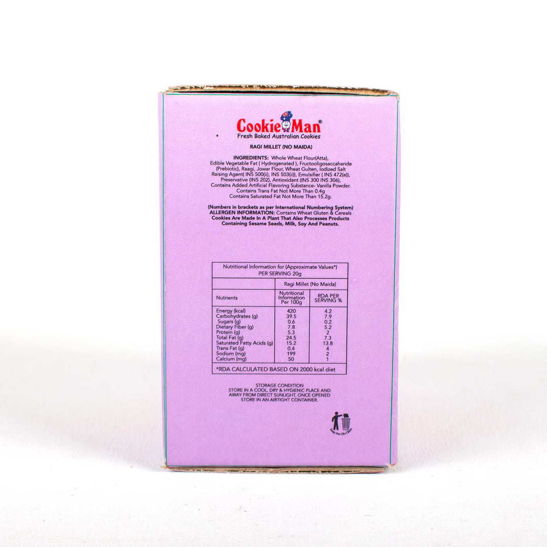 Sugar Free Ragi Cookies - 250g