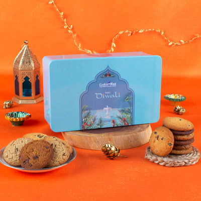 CookieMan Ecstatic Diwali Cookies Gift Tin - 500g