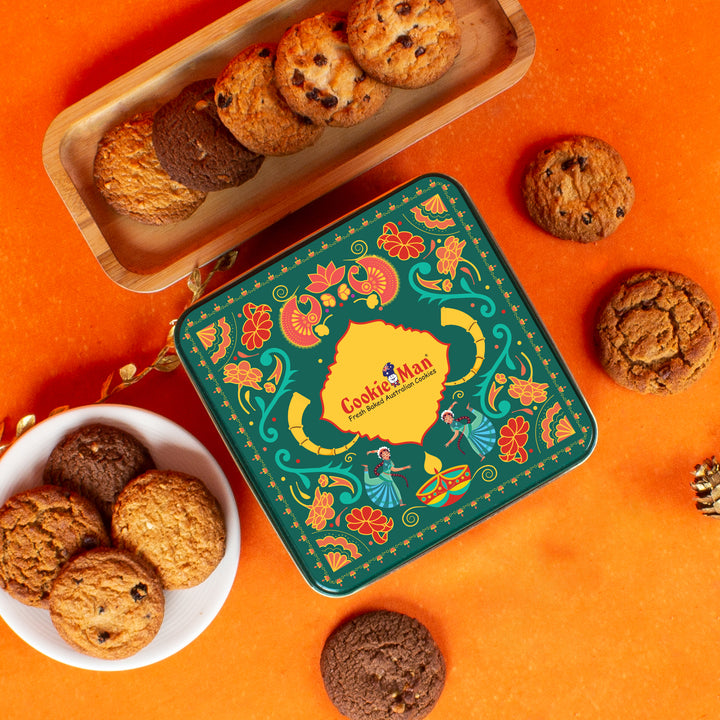 CookieMan Gift Tin - 250g Assorted Cookies