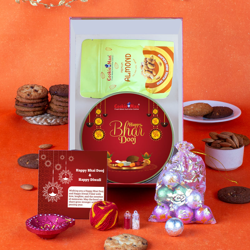 CookieMan Bhai Dooj Premium Gift Set Hamper for Brother