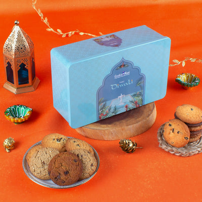 CookieMan Ecstatic Diwali Cookies Gift Tin - 500g