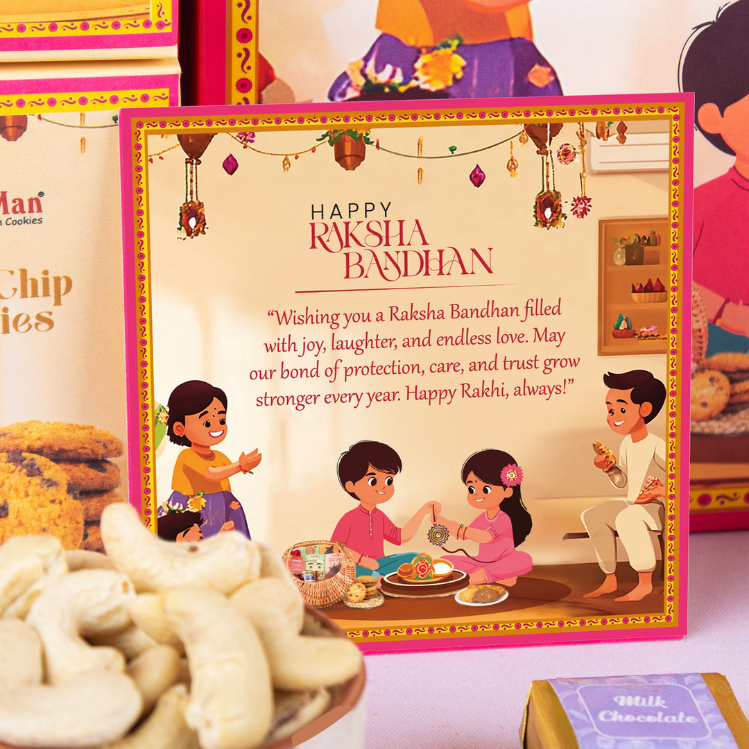 Rakhi Special Combo Gift Hamper (PERFECT GIFT FOR BROTHERS &amp; SISTERS)