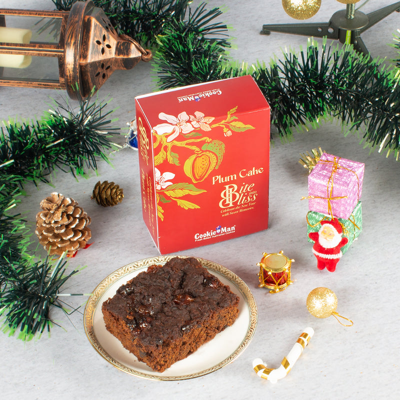 Christmas Rich Fruit & Nut Plum Cake - 200g