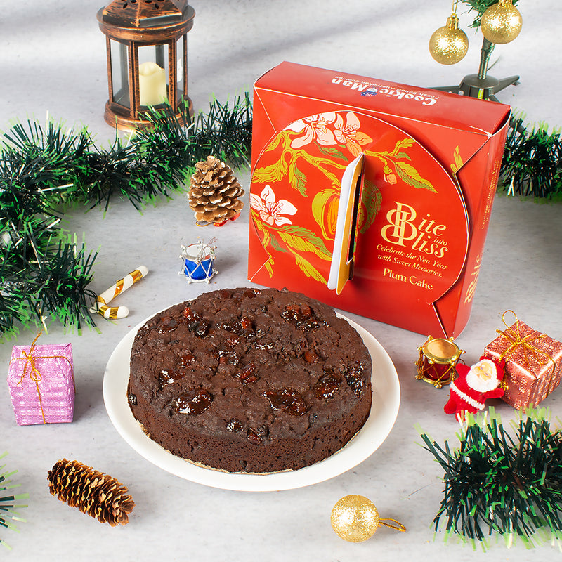 Christmas Rich Fruit & Nut Plum Cake - 500g