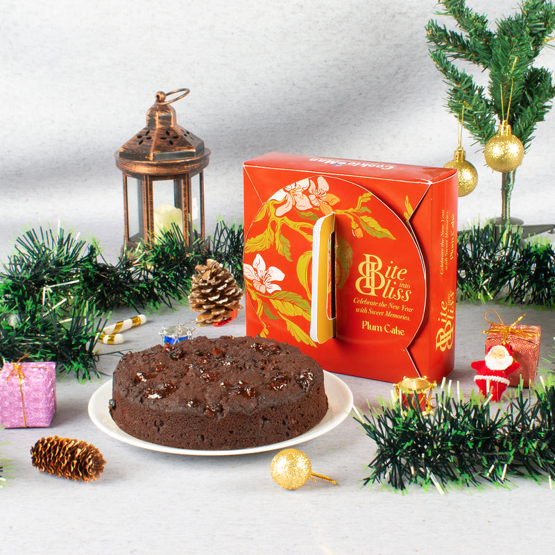 Christmas Rich Fruit & Nut Plum Cake - 500g