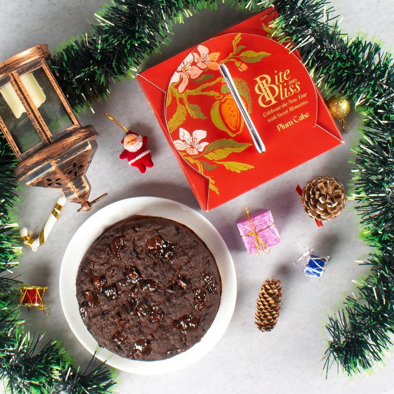 Christmas Rich Fruit & Nut Plum Cake - 500g