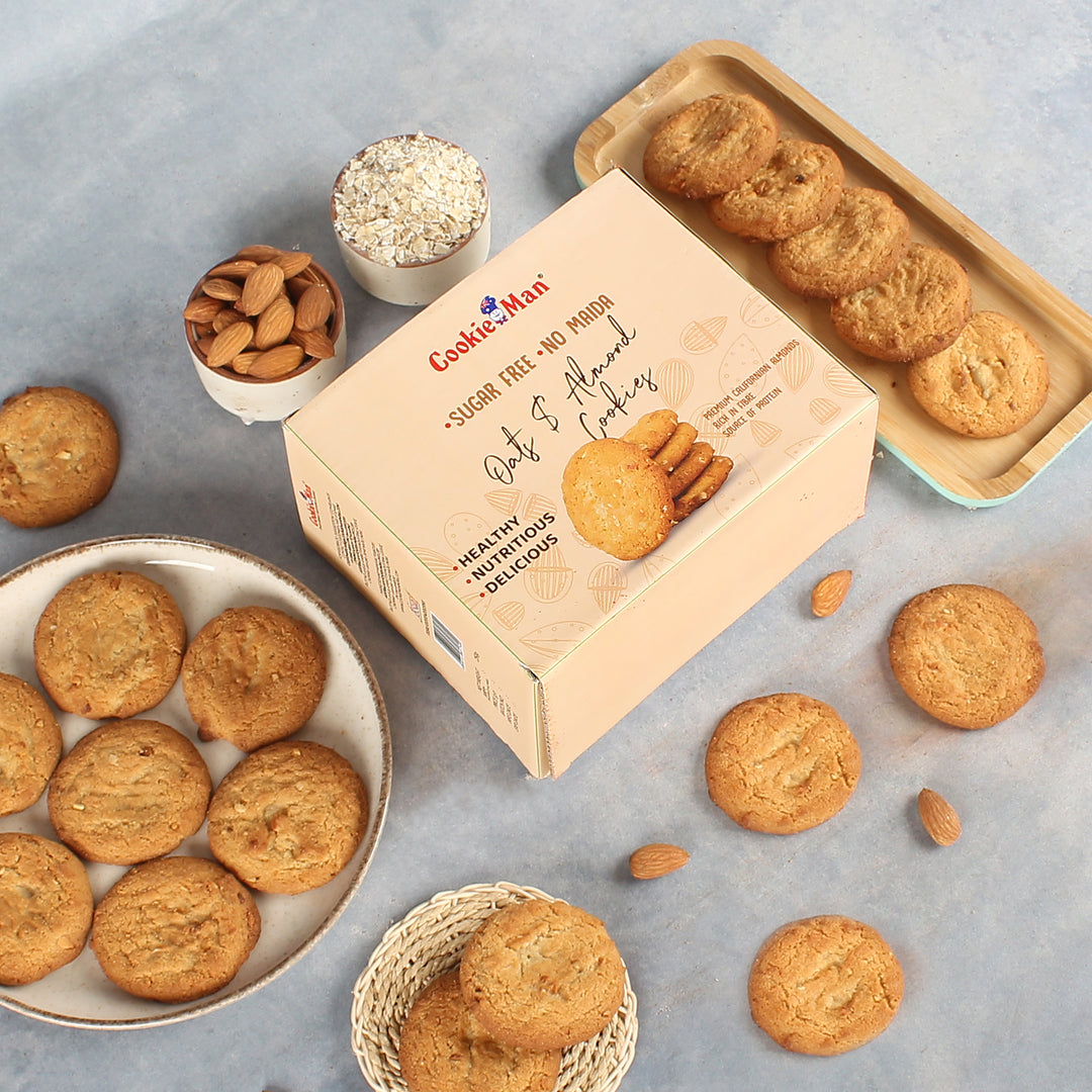 Sugar Free Oats &amp; Almond Cookies - 250g