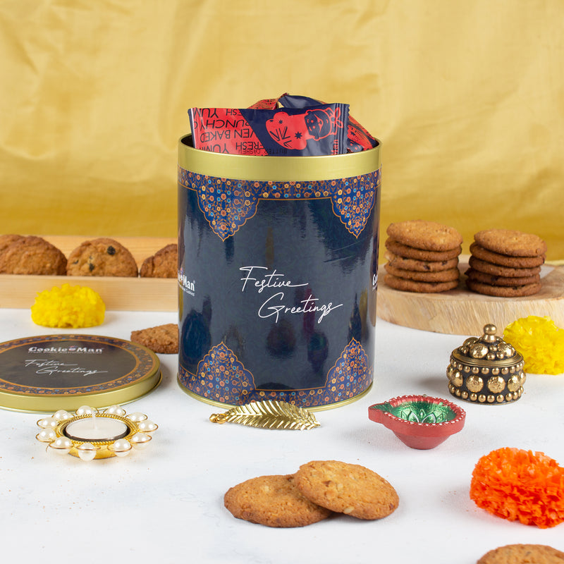 Festive Greeting Diwali  Gift Tin