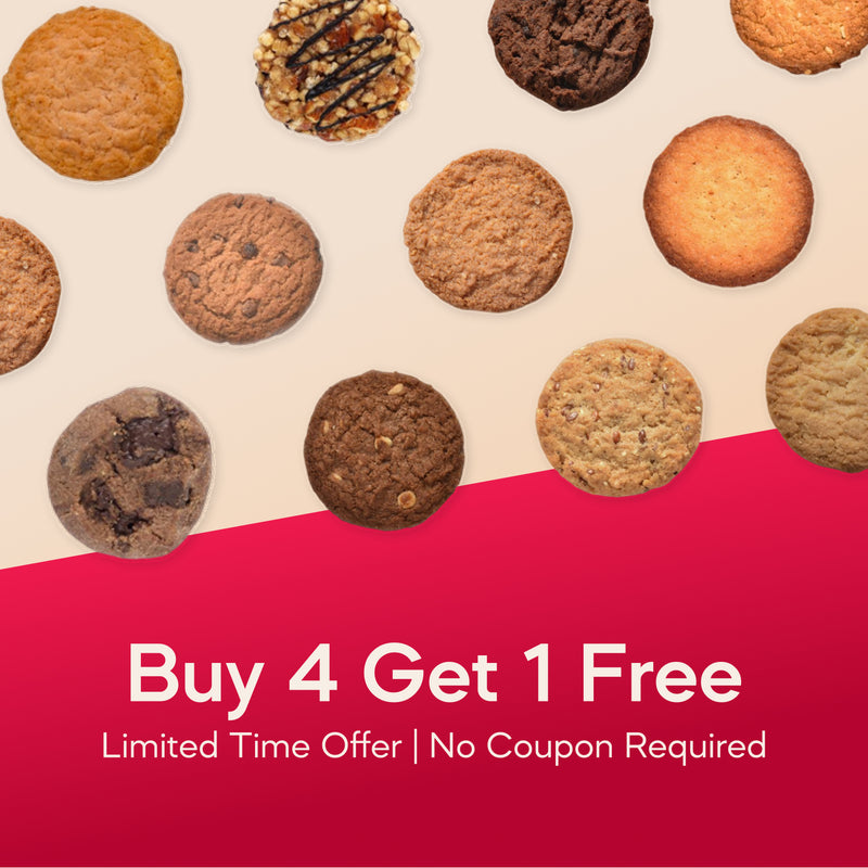 Assorted Cookie Pack - Buy 4 Get 1 Free