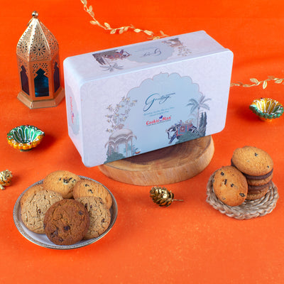 CookieMan Diwali Delight Cookies Gift Tin - 500g