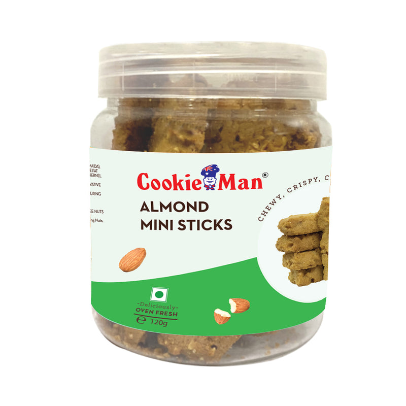 Almond Mini Sticks Cookies Jar