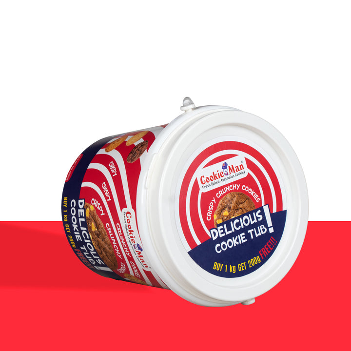 Buy 1kg Get 200g Free - Assorted Cookies Tub
