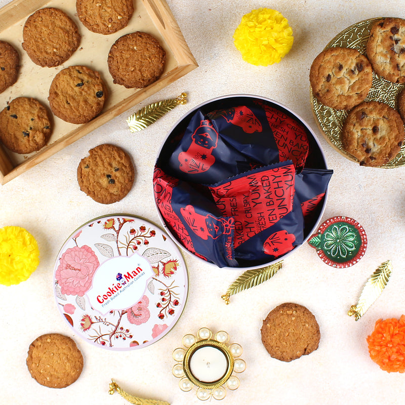 Ethnic Celebration Diwali Assorted Gift Tin