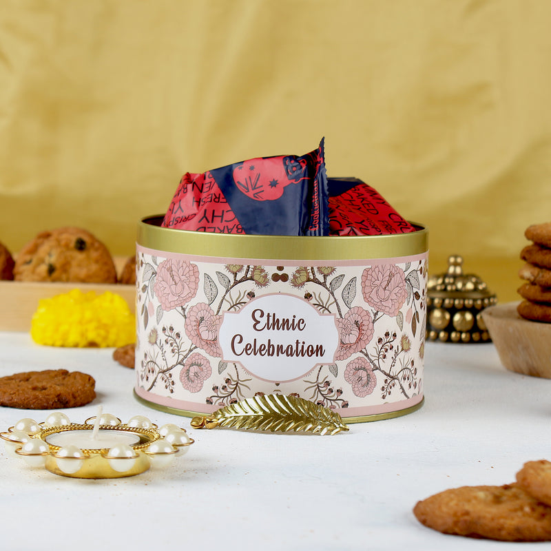 Ethnic Celebration Diwali Assorted Gift Tin