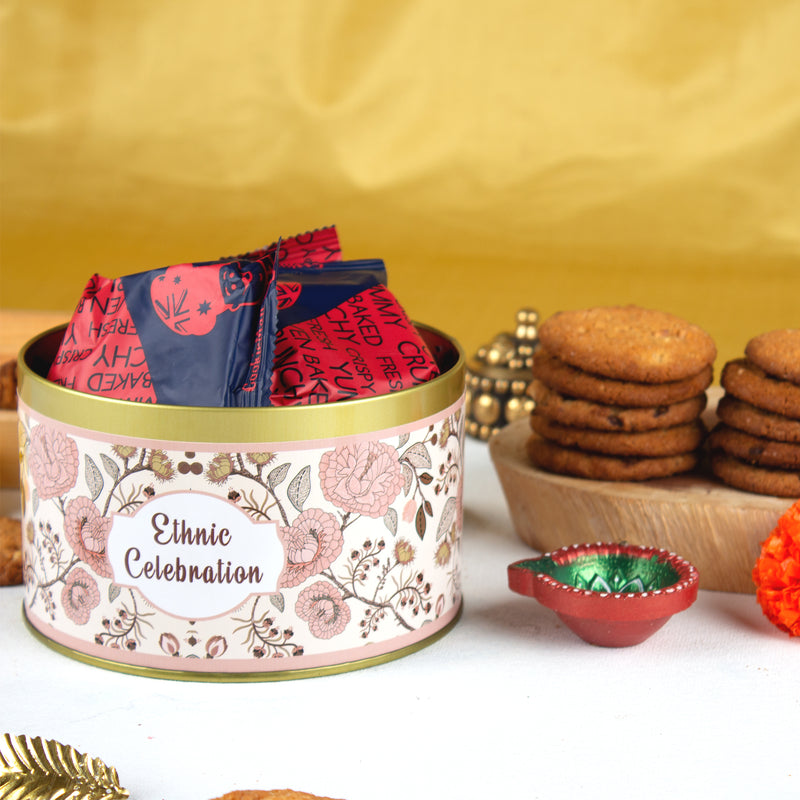 Ethnic Celebration Diwali Assorted Gift Tin