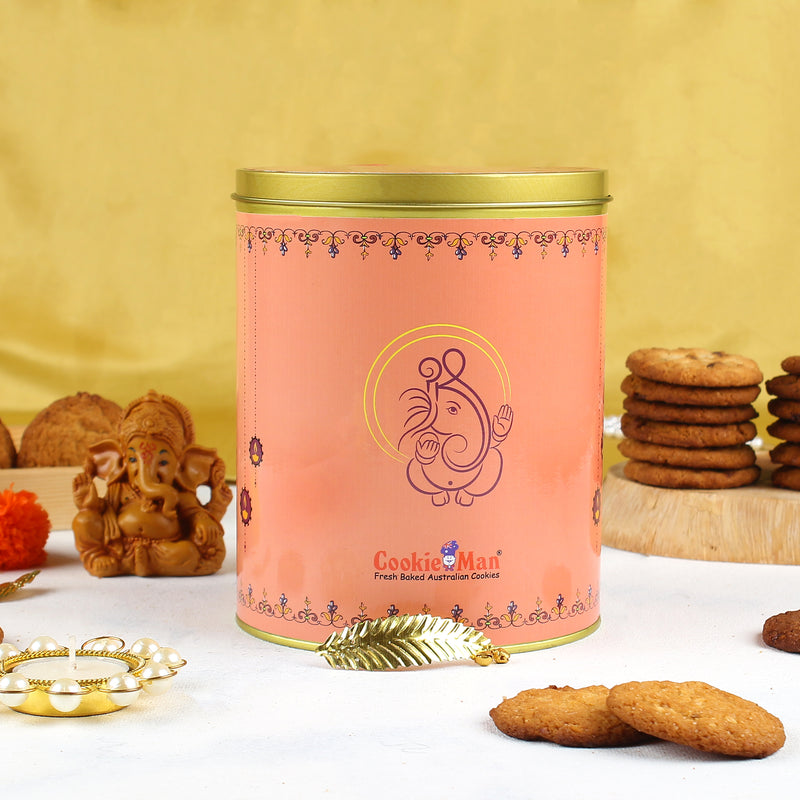 Ganesha Diwali Assorted Cookies Special Gift Tin