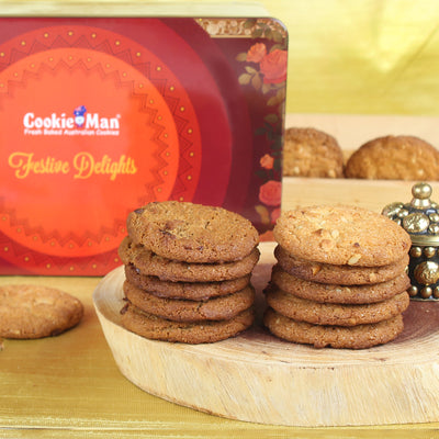 Festive Delights Assorted Cookies Diwali Gift Tin
