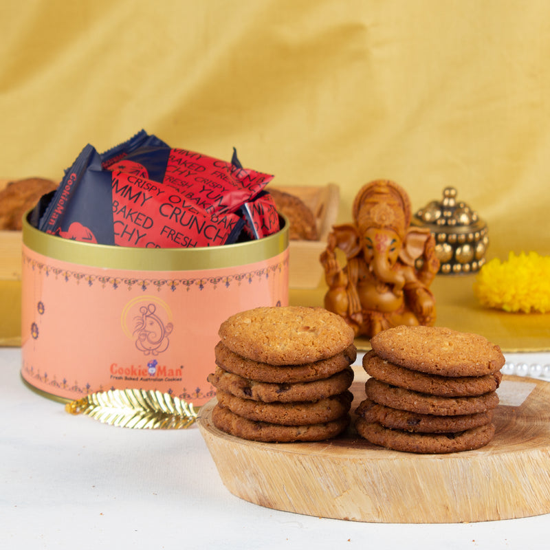 Ganesha Diwali Assorted Cookies Special Gift Tin