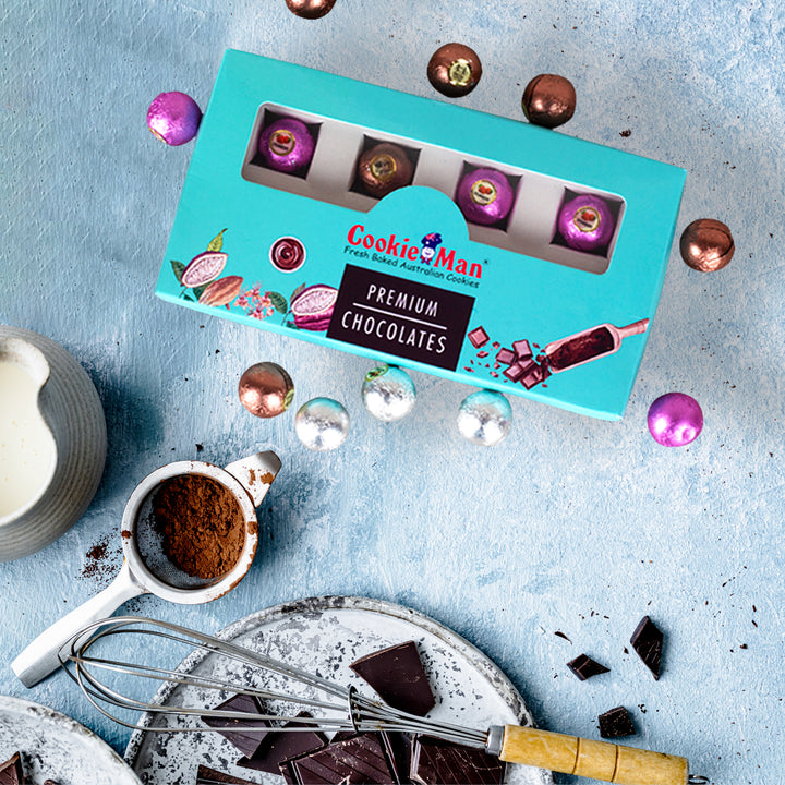 Premium Chocolate Gift Box - 8 Moulded Chocolates Gift Box