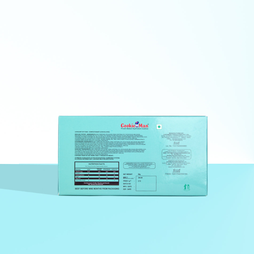 Premium Chocolate Gift Box - 8 Moulded Chocolates Gift Box